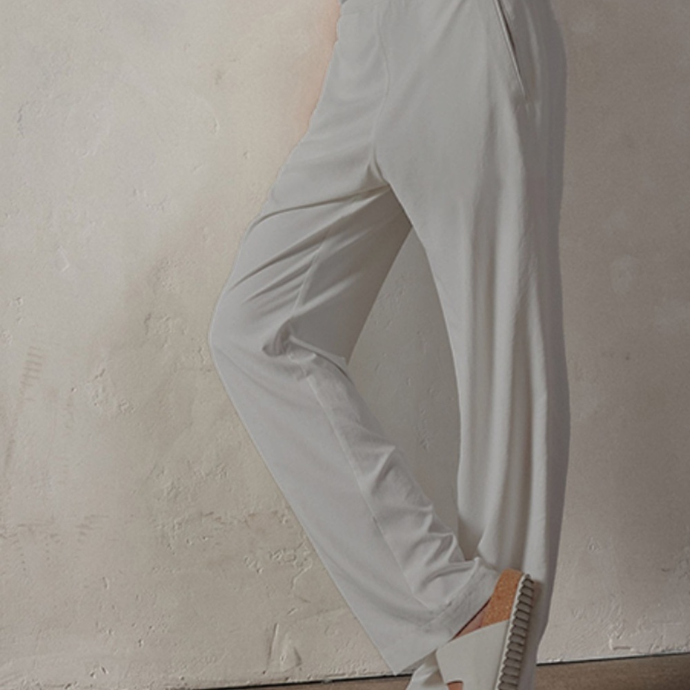 James Perse NWT Monterey Trouser SALT light grey size 3 L Large